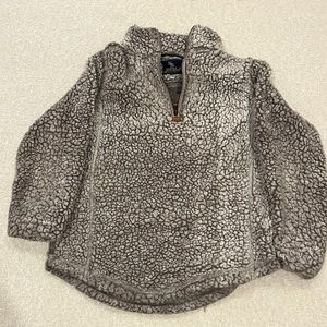 Gray Simply Southern quarter zip